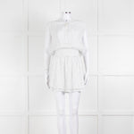 Rails White Black Star Print Sleeveless Mini Dress