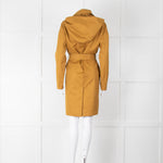 Sessun Mustard Hooded Spring Coat