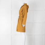 Sessun Mustard Hooded Spring Coat