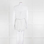 Rails White Black Star Print Sleeveless Mini Dress