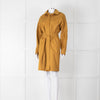 Sessun Mustard Hooded Spring Coat
