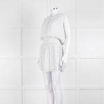 Rails White Black Star Print Sleeveless Mini Dress