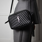 Saint Laurent Black Camera Lou Medium Bag