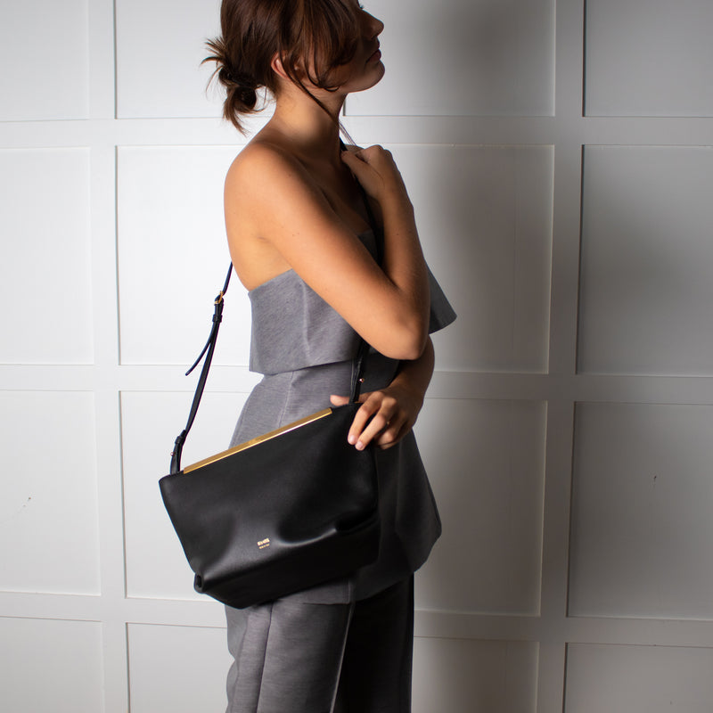 Khaite Black Aimee Clutch Bag