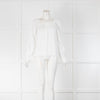 Suncoo White Lace Detail Blouse