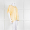 Joseph Yellow Cotton Oversized Top