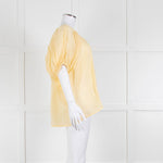 Joseph Yellow Cotton Oversized Top
