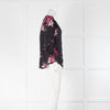 Joie Black Silk Floral Blouse