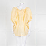 Joseph Yellow Cotton Oversized Top