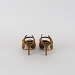 Malone Souliers Mustard And Gold Velvet Shoes