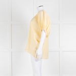 Joseph Yellow Cotton Oversized Top
