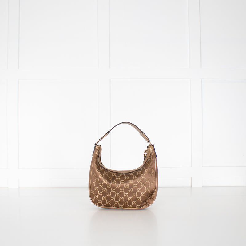 Gucci Gold GG Monogram Handbag
