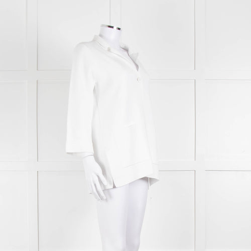 Daniel & Mayer White Knit Front Pocket Jacket