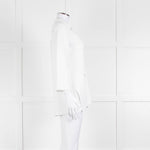 Daniel & Mayer White Knit Front Pocket Jacket