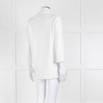 Daniel & Mayer White Knit Front Pocket Jacket