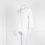 Daniel & Mayer White Knit Front Pocket Jacket