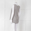 Weekend Max Mara Off White Black Geometric Print Sleeveless Top