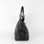 Christian Dior Black Soft Lambskin Leather Granville Tote Bag
