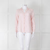Ba&sh Shell Pink Cotton Long Sleeve Blouse