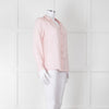 Ba&sh Shell Pink Cotton Long Sleeve Blouse