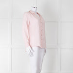 Ba&sh Shell Pink Cotton Long Sleeve Blouse
