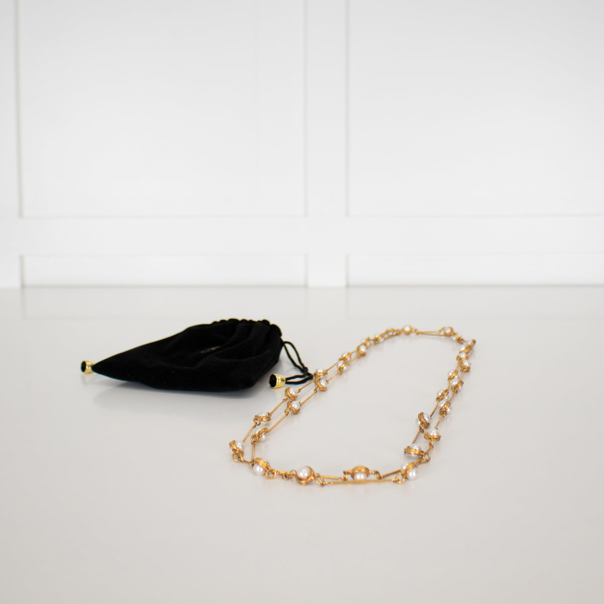 Sylvia Toledano 22k Gold-Plated Pearl Long Necklace