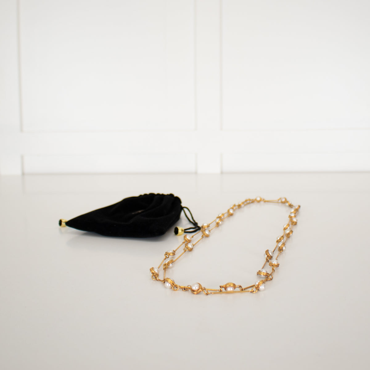 Sylvia Toledano 22k Gold-Plated Pearl Long Necklace