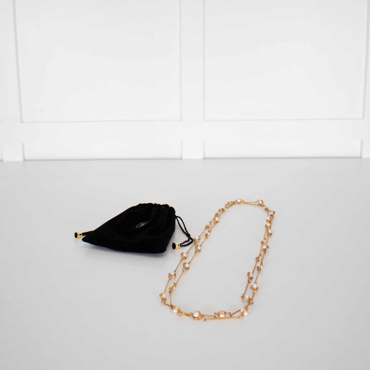 Sylvia Toledano 22k Gold-Plated Pearl Long Necklace
