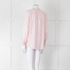 Ba&sh Shell Pink Cotton Long Sleeve Blouse