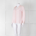 Ba&sh Shell Pink Cotton Long Sleeve Blouse