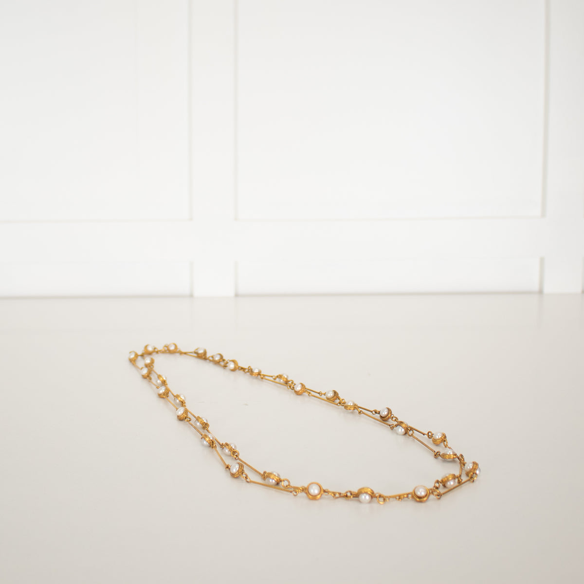 Sylvia Toledano 22k Gold-Plated Pearl Long Necklace