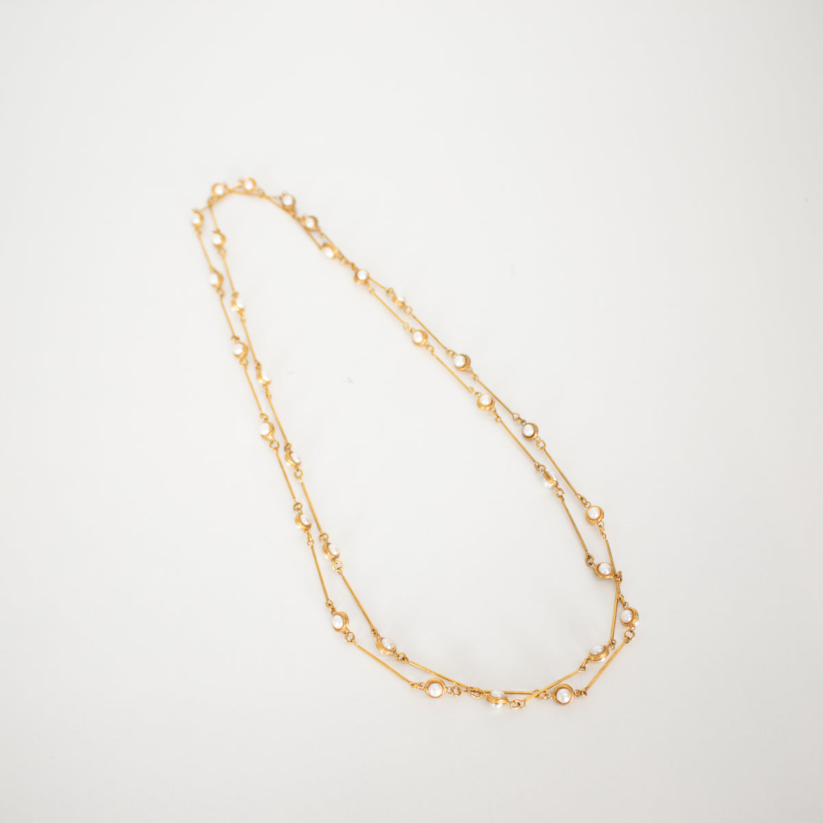 Sylvia Toledano 22k Gold-Plated Pearl Long Necklace