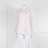 Rails White Pink Lips Print Shirt