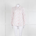 Rails White Pink Lips Print Shirt