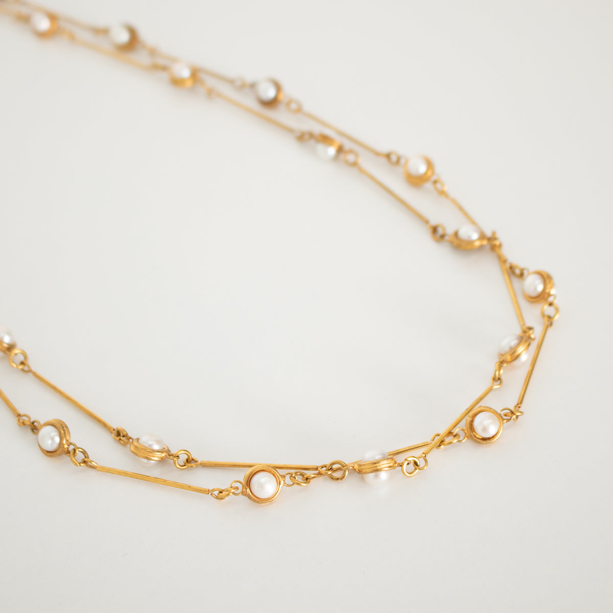 Sylvia Toledano 22k Gold-Plated Pearl Long Necklace