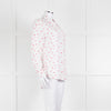 Rails White Pink Lips Print Shirt