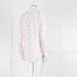 Rails White Pink Lips Print Shirt