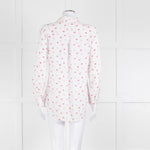 Rails White Pink Lips Print Shirt