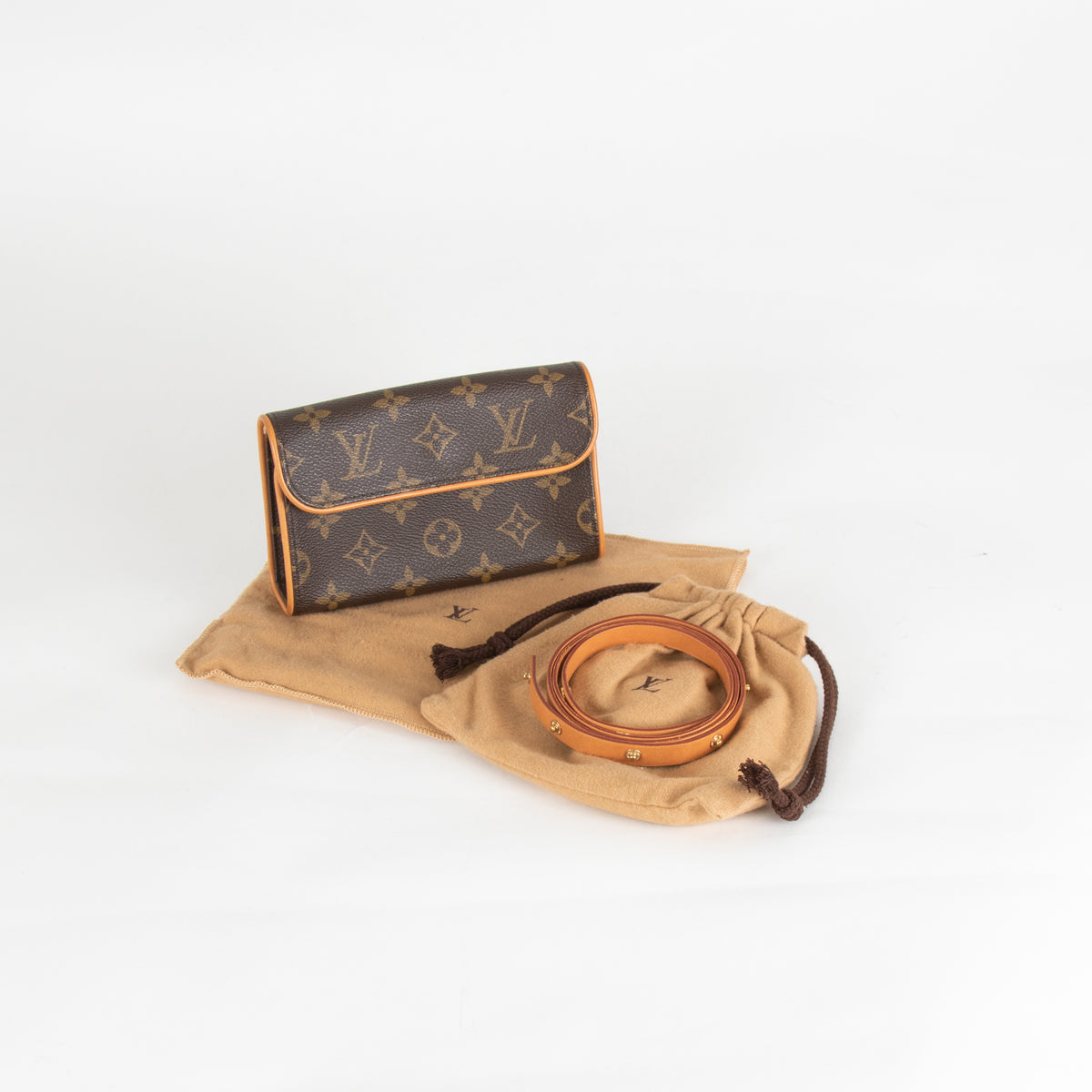 Louis Vuitton Monogram Pochette Florentine Waist Belt