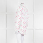 Rails White Pink Lips Print Shirt