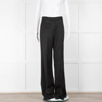 Nili Lotan Black Wide Leg Trousers