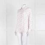 Rails White Pink Lips Print Shirt