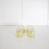 Gucci Cream Clear Logo Rubber Slides