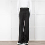 Nili Lotan Black Wide Leg Trousers