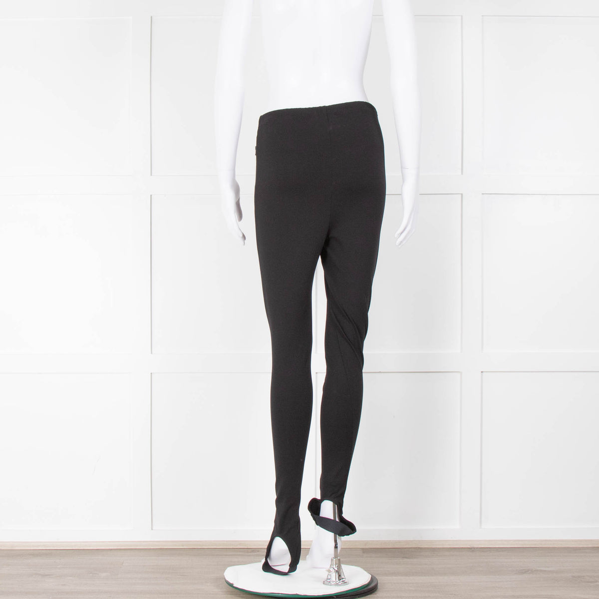 Wardrobe.NYC Black High Waisted Stirrup Trousers