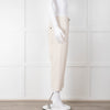 Me + Em Cream Cropped Back Pocket Trousers