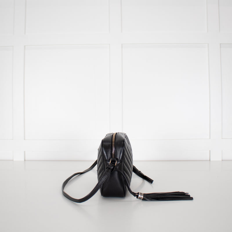 Saint Laurent Black Camera Lou Medium Bag