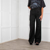 DL1961 Hepburn Wide Leg in Black Coated