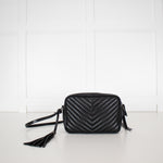 Saint Laurent Black Camera Lou Medium Bag