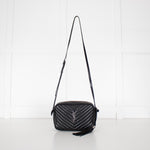 Saint Laurent Black Camera Lou Medium Bag